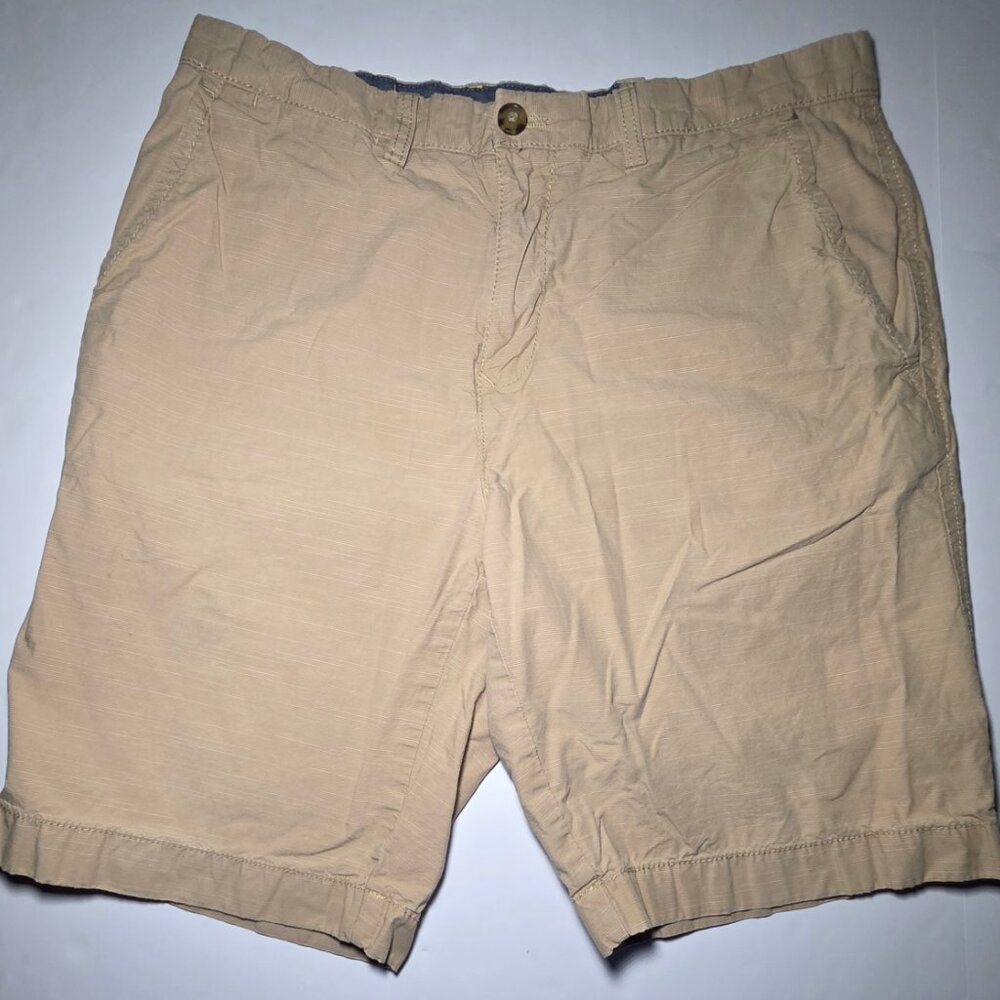Tommy Hilfiger Mens Beige 4 Pocket Chino Style Shorts Size 34